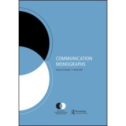 Communication Monographs Communication Monographs