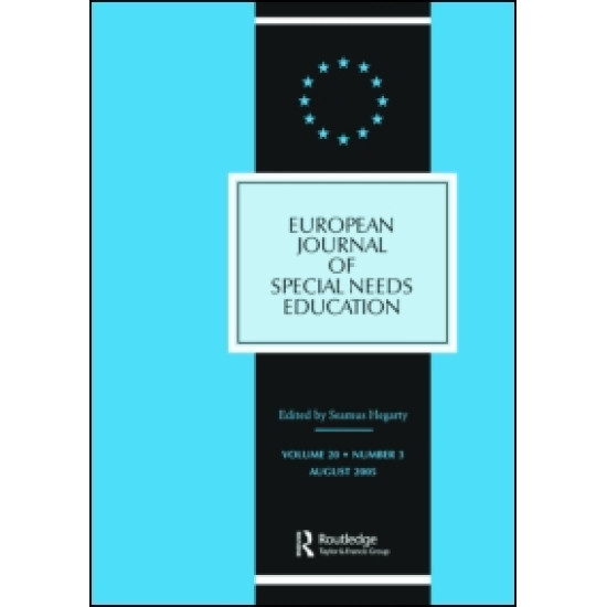 European Journal of Special Needs Education European Journal of Special Needs Education
