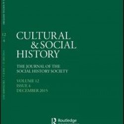 Cultural and Social History Cultural and Social History