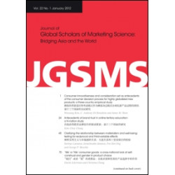 Journal of Global Scholars of Marketing Science: Bridging Asia and the World Journal of Global Scholars of Marketing Science: Bridging Asia and the World