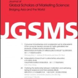 Journal of Global Scholars of Marketing Science: Bridging Asia and the World Journal of Global Scholars of Marketing Science: Bridging Asia and the World