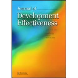 Journal of Development Effectiveness Journal of Development Effectiveness