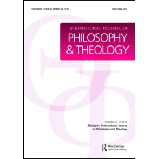 International Journal of Philosophy and Theology International Journal of Philosophy and Theology