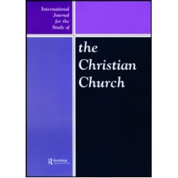 International journal for the Study of the Christian Church