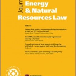 Journal of Energy & Natural Resources Law Journal of Energy & Natural Resources Law