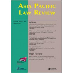 Asia Pacific Law Review