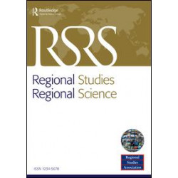 Regional Studies, Regional Science Regional Studies, Regional Science