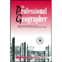 The Professional Geographer The Professional Geographer