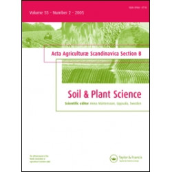 Acta Agriculturae Scandinavica Section B Acta Agriculturae Scandinavica Section B