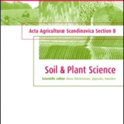 Acta Agriculturae Scandinavica Section B Acta Agriculturae Scandinavica Section B
