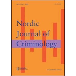 Journal of Scandinavian Studies in Criminology and Crime Prevention