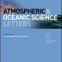 Atmospheric and Oceanic Science Letters Atmospheric and Oceanic Science Letters