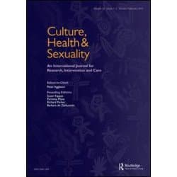 Culture, Health & Sexuality Culture, Health & Sexuality