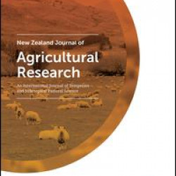 New Zealand Journal of Agricultural Research New Zealand Journal of Agricultural Research