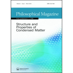 Philosophical Magazine Philosophical Magazine