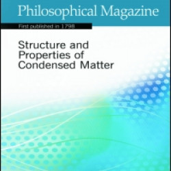 Philosophical Magazine Philosophical Magazine