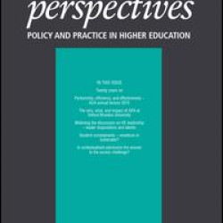 Perspectives: Policy and Practice in Higher Education Perspectives: Policy and Practice in Higher Education