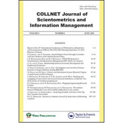 COLLNET Journal of Scientometrics and Information Management COLLNET Journal of Scientometrics and Information Management
