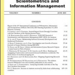 COLLNET Journal of Scientometrics and Information Management COLLNET Journal of Scientometrics and Information Management