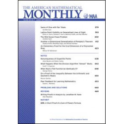 The American Mathematical Monthly