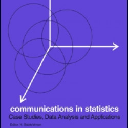 Communications in Statistics - Case Studies, Data Analysis and Applications Communications in Statistics - Case Studies, Data Analysis and Applications