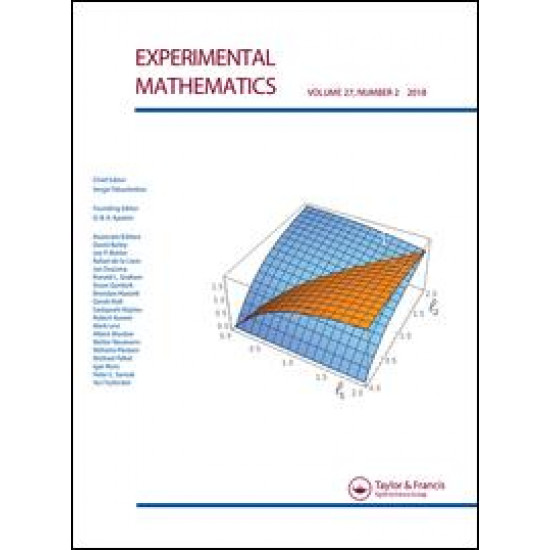 Experimental Mathematics Experimental Mathematics