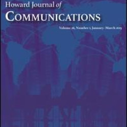 Howard Journal of Communication Howard Journal of Communication