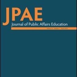 Journal of Public Affairs Education Journal of Public Affairs Education