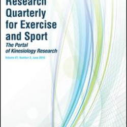 Research Quarterly for Exercise & Sport Research Quarterly for Exercise & Sport