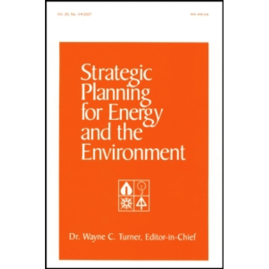 Strategic Planning for Energy and the Environment