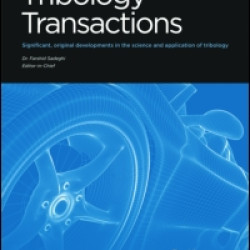 Tribology Transactions Tribology Transactions
