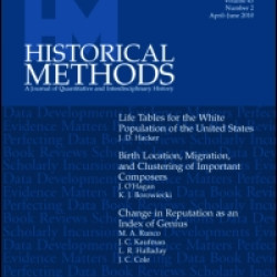 Historical Methods: A Journal of Quantitative and Interdisciplinary History