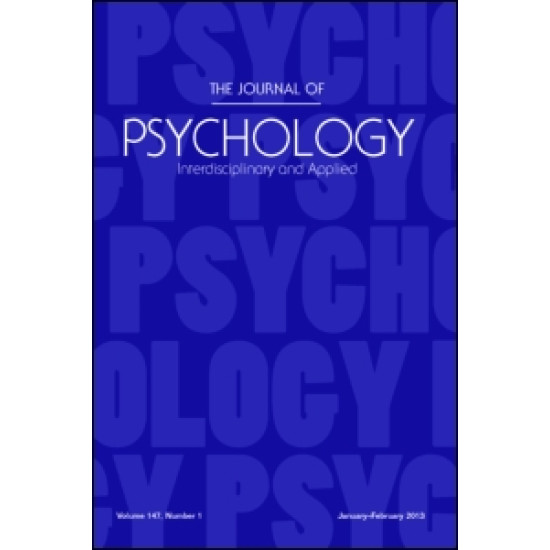 The Journal of Psychology The Journal of Psychology