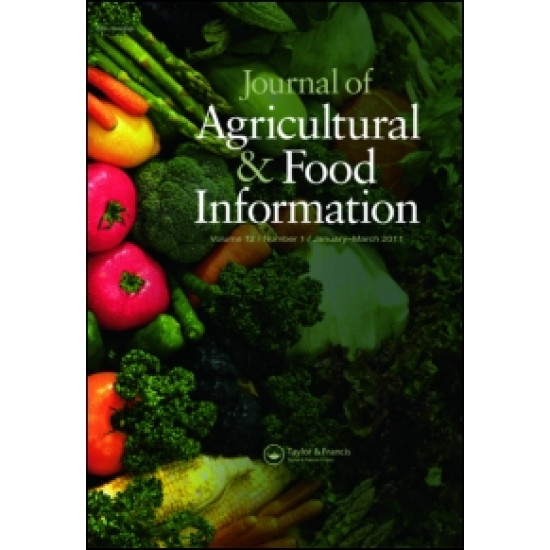 Journal Of Agricultural & Food Information Journal Of Agricultural & Food Information