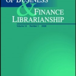 Journal Of Business & Finance Librarianship Journal Of Business & Finance Librarianship