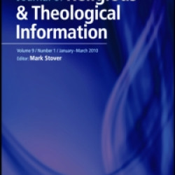 Journal Of Religious & Theological Information Journal Of Religious & Theological Information