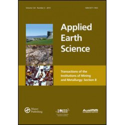 Applied Earth Science (Transactions of the Institutions of Mining and Metallurgy: Section B) Applied Earth Science (Transactions of the Institutions of Mining and Metallurgy: Section B)