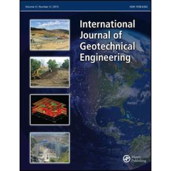 International Journal of Geotechnical Engineering